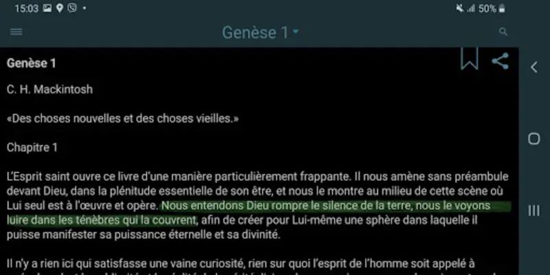 Commentaire Biblique android App screenshot 0